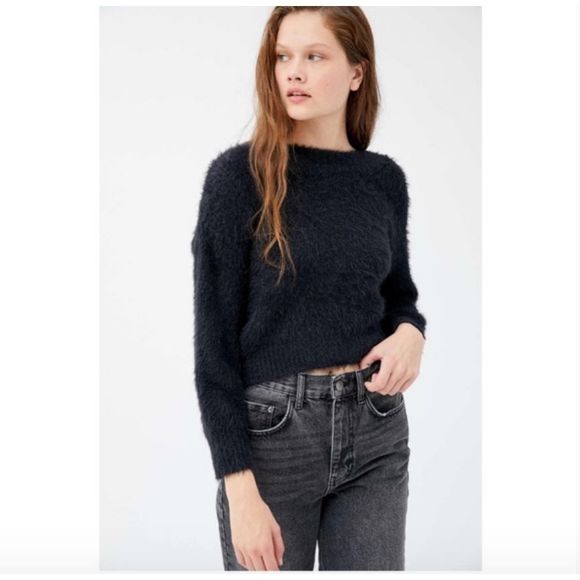 UO Elsa Fuzzy Surplice-back Sweater-SM & Lrg -NWOT - Picture 3 of 7